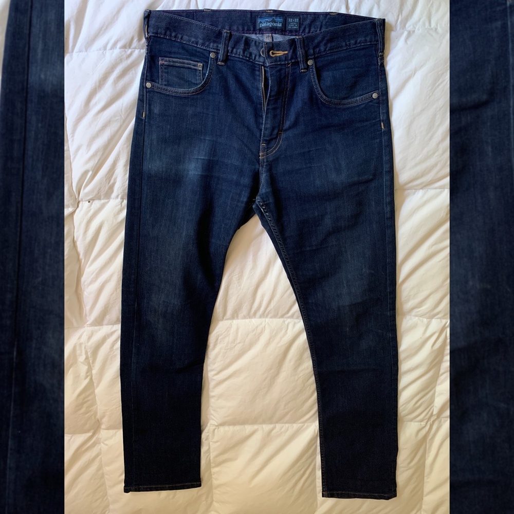 Men's Patagonia Iron Clad Blue Jeans Size 32x32